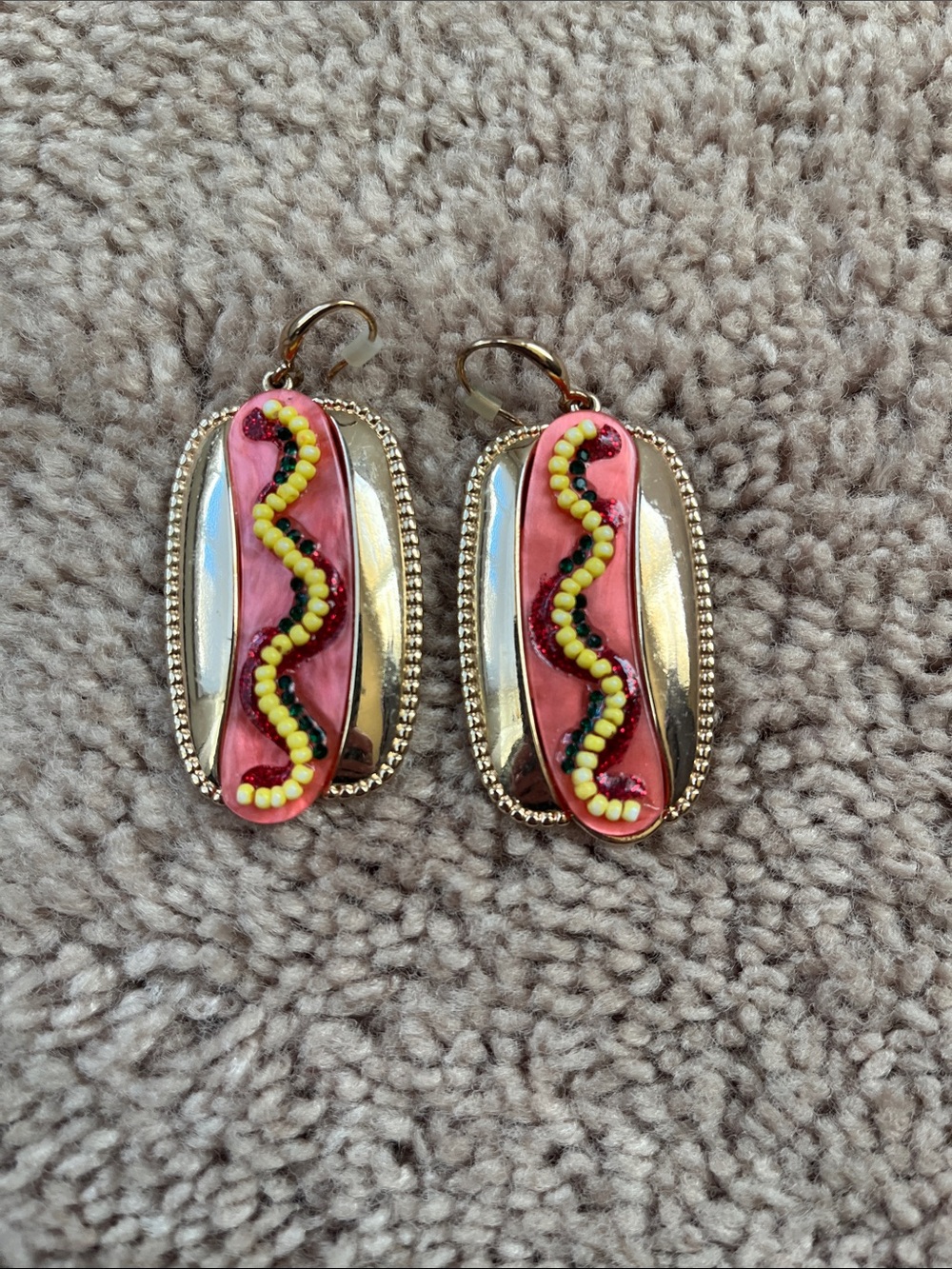 BaubleBar Hot Dog Earrings